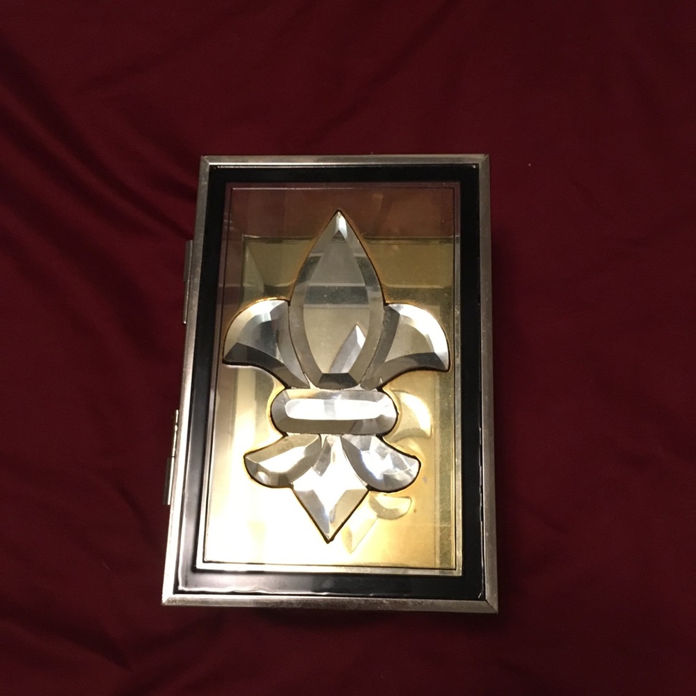 Fleur- De-Lis Mirrored Box